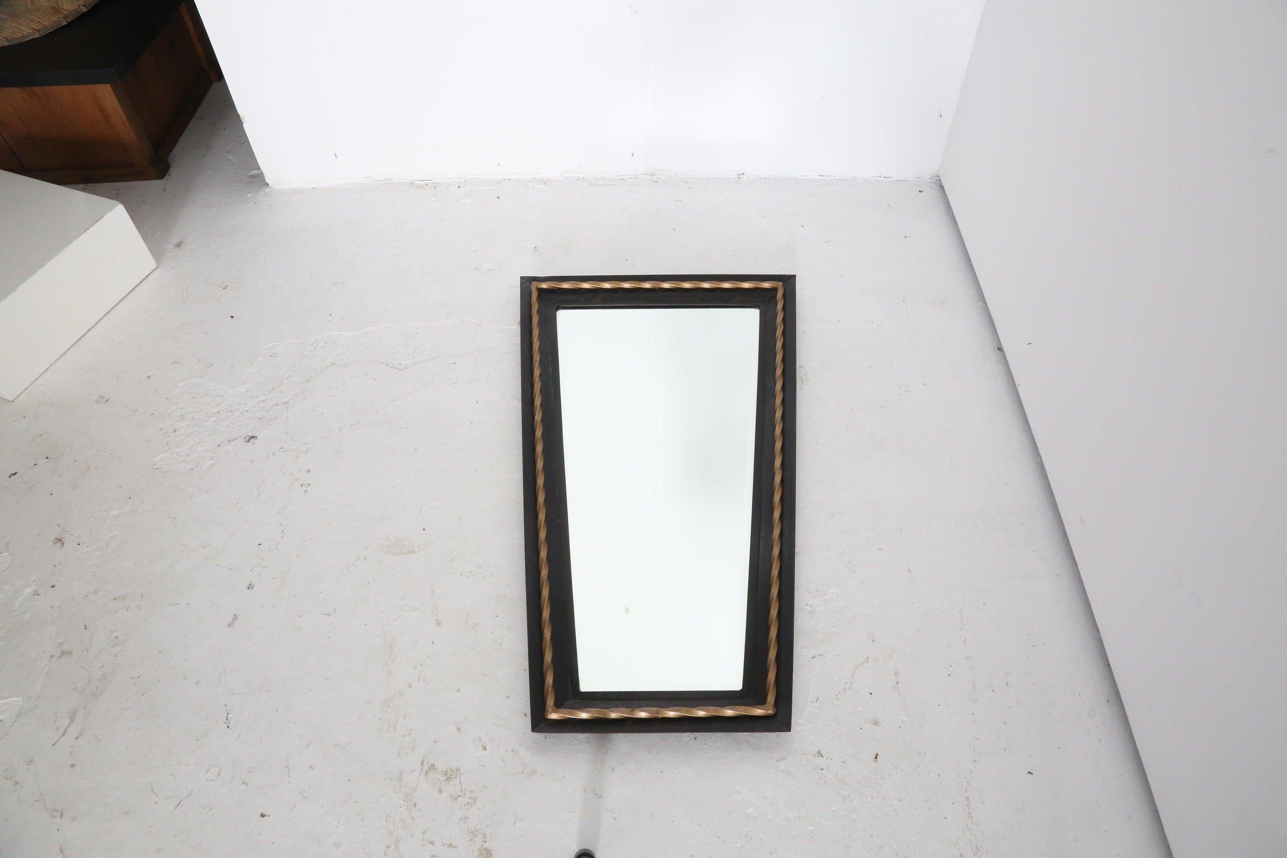 French Wrought Iron Mirror