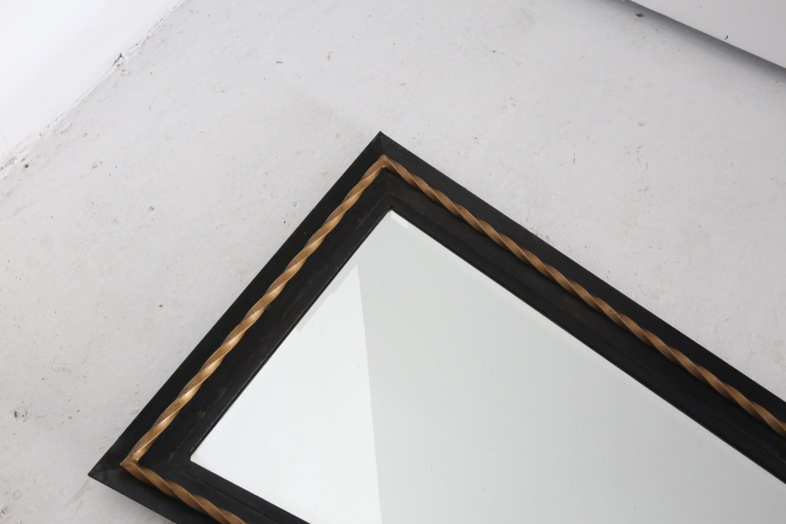 Wrought Iron Mirror In Good Condition In London, England