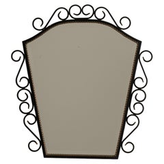 Miroir en fer forgé