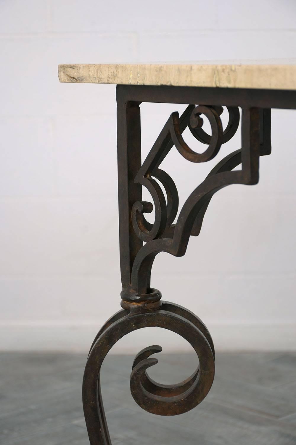 Wrought Iron Outdoor Dining Table 5