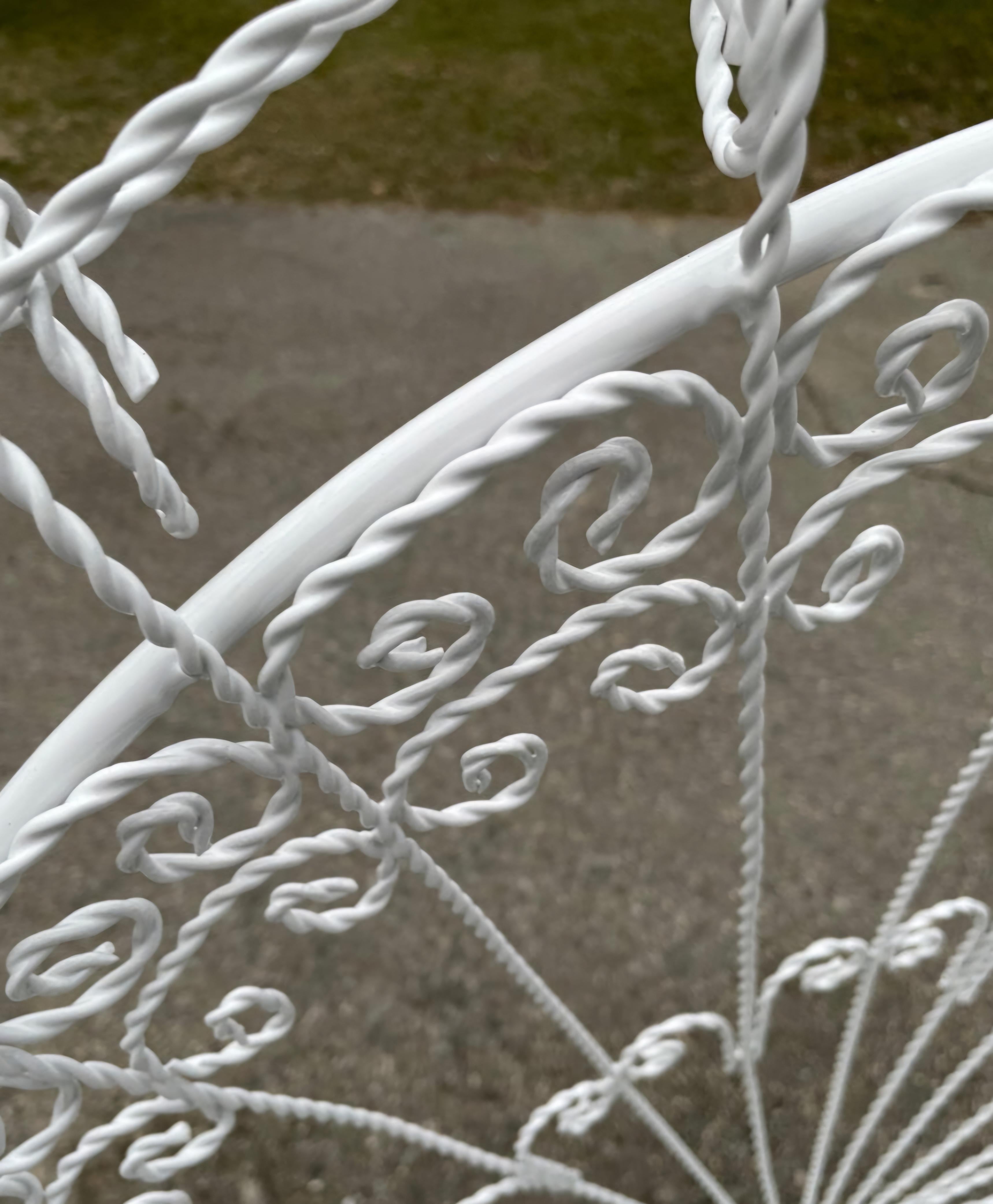Contemporary Wrought Iron Outdoor Patio Furniture Cushions Custom Made For Sale