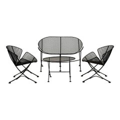 Wrought Iron Patio Set by Maurizio Tempestini for Salterini