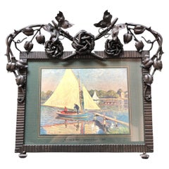 Antique Wrought Iron Photo Frame  Attributed To Fag