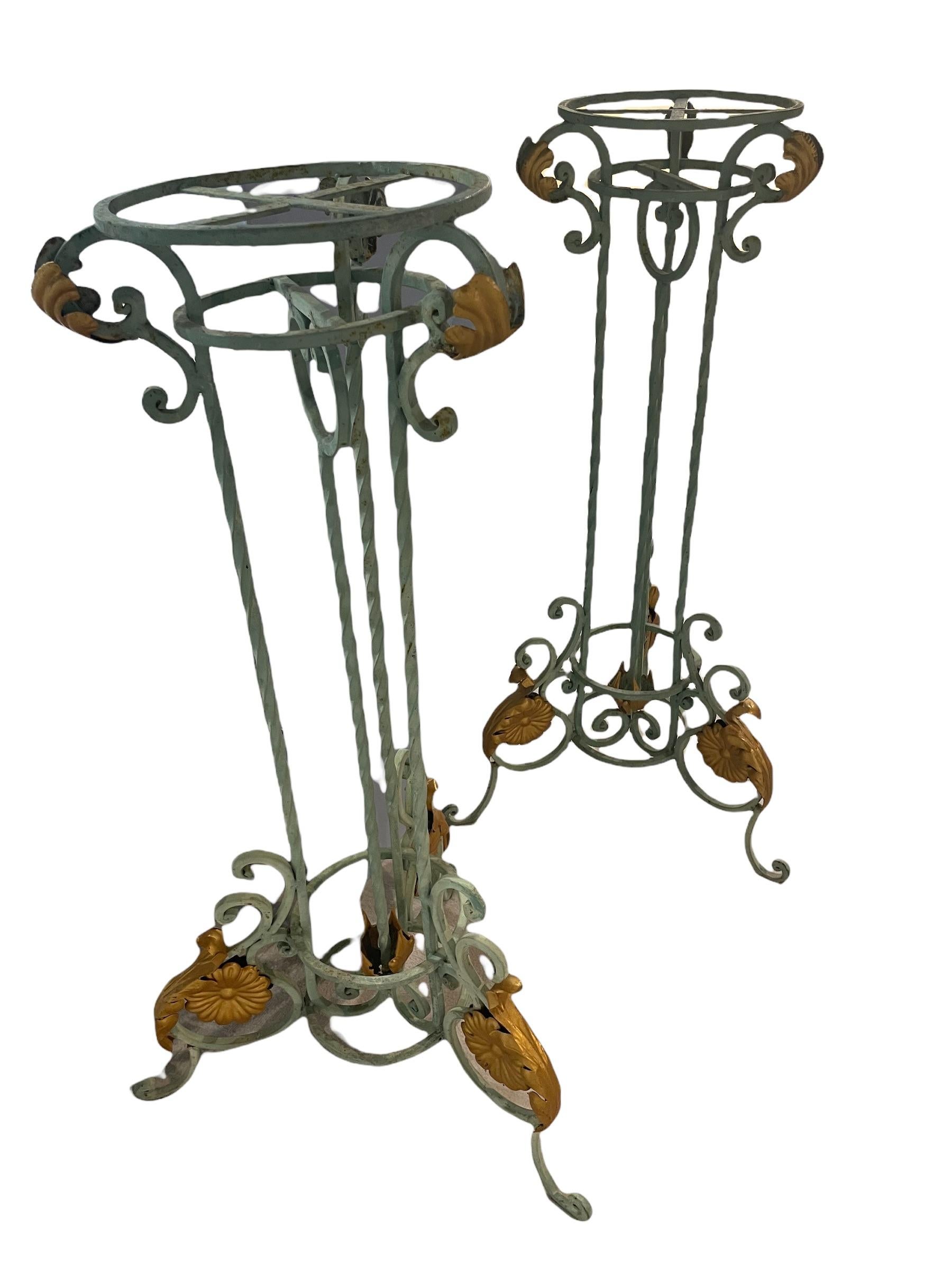 Wrought Iron Plant Stand 1940 For Sale 1