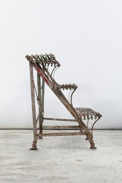 Jardinera de hierro forjado, Ed. Fabricación Saint Sauveur, Francia, hacia 1860/1880