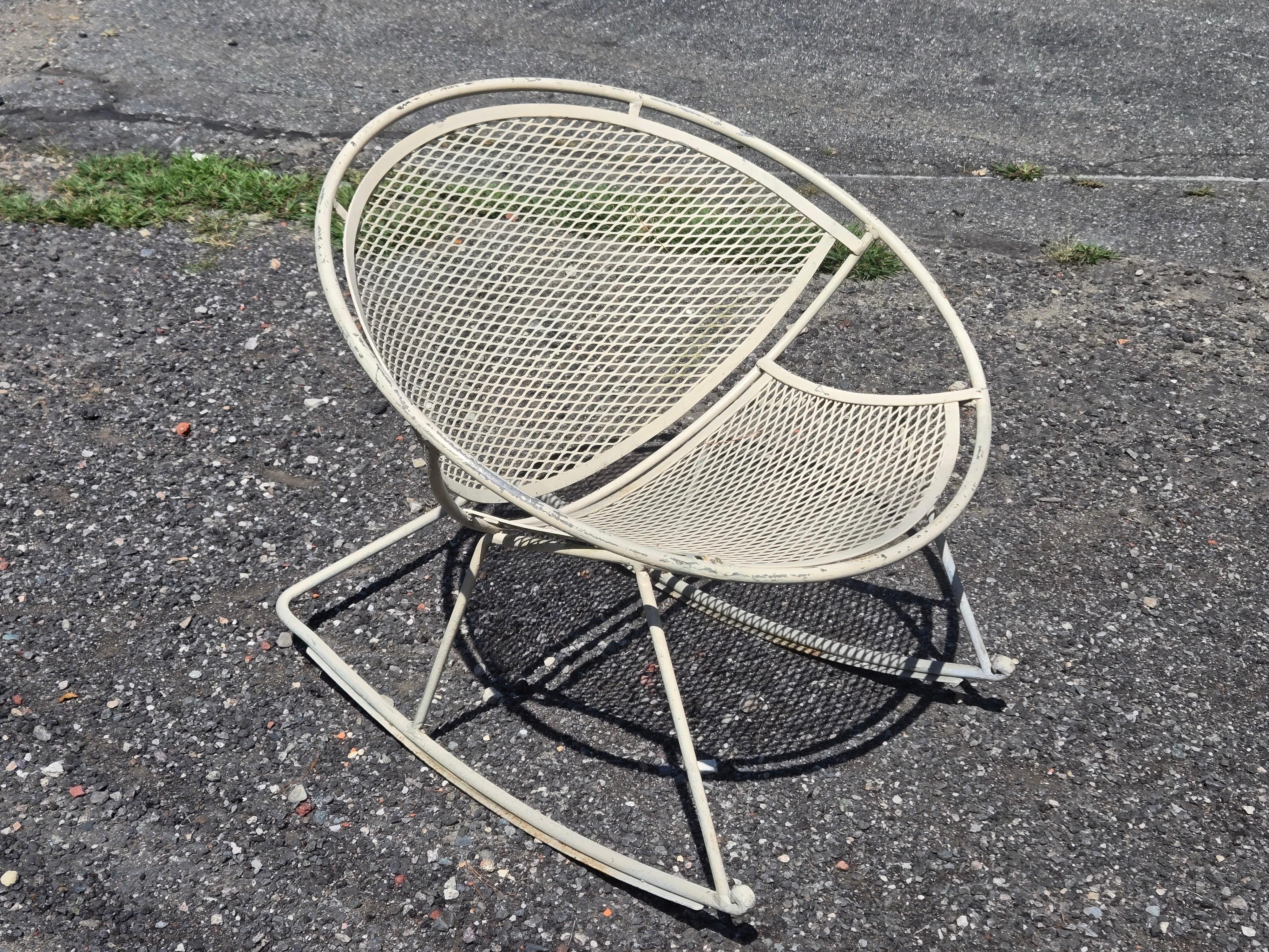 Mid-Century moderno Sedie Radar in ferro battuto di Tempestini in vendita