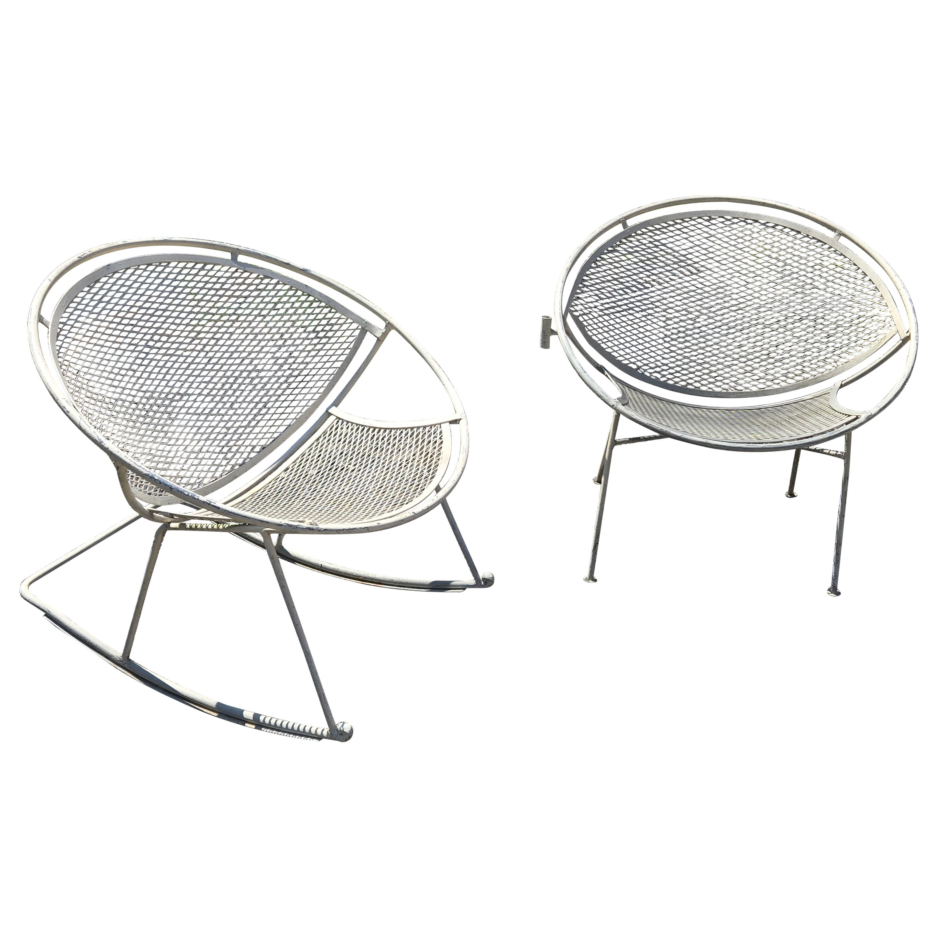 Sedie Radar in ferro battuto di Tempestini in vendita