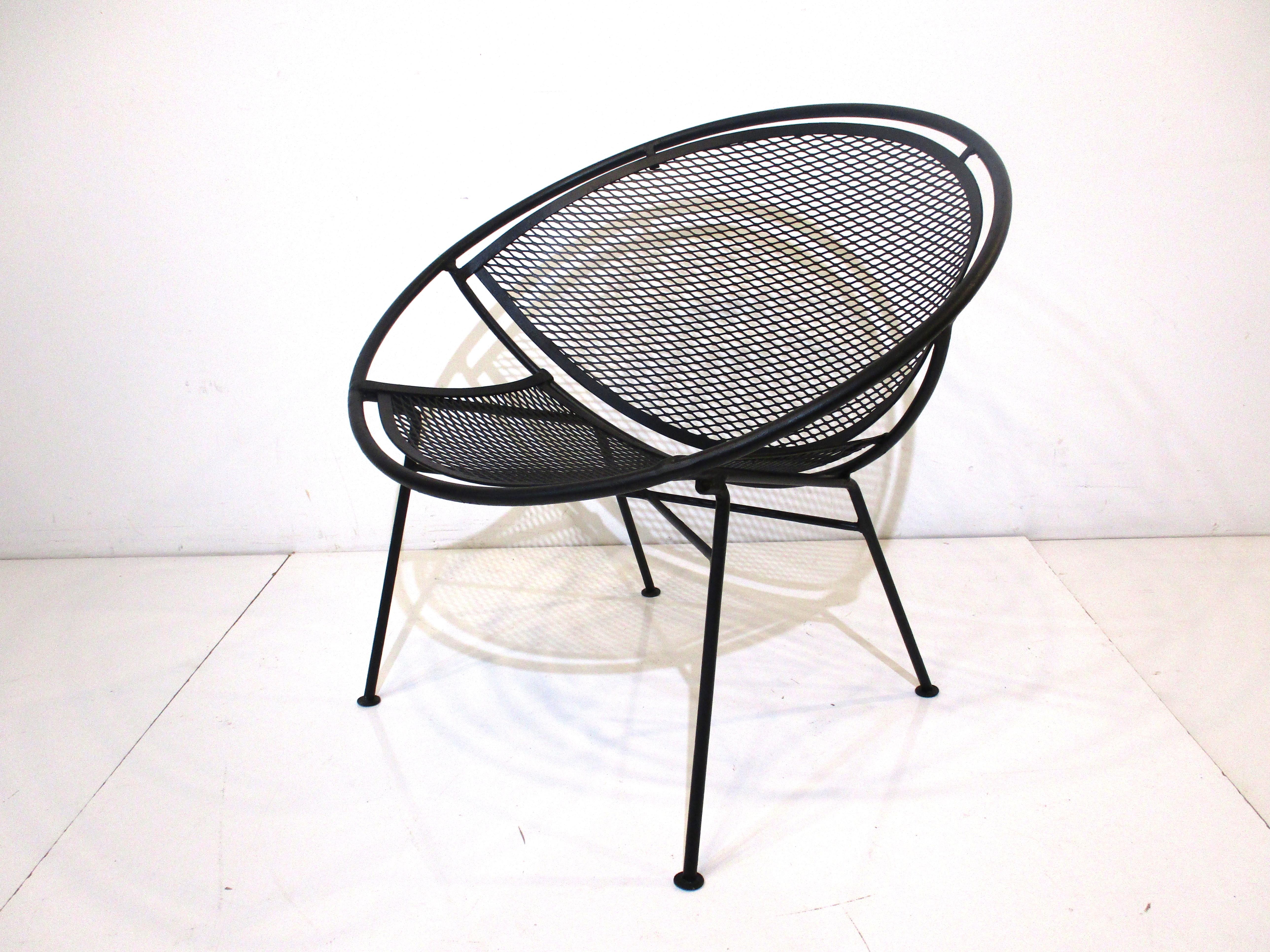 American Wrought Iron Radar Chairs by Tempestini for Salterini