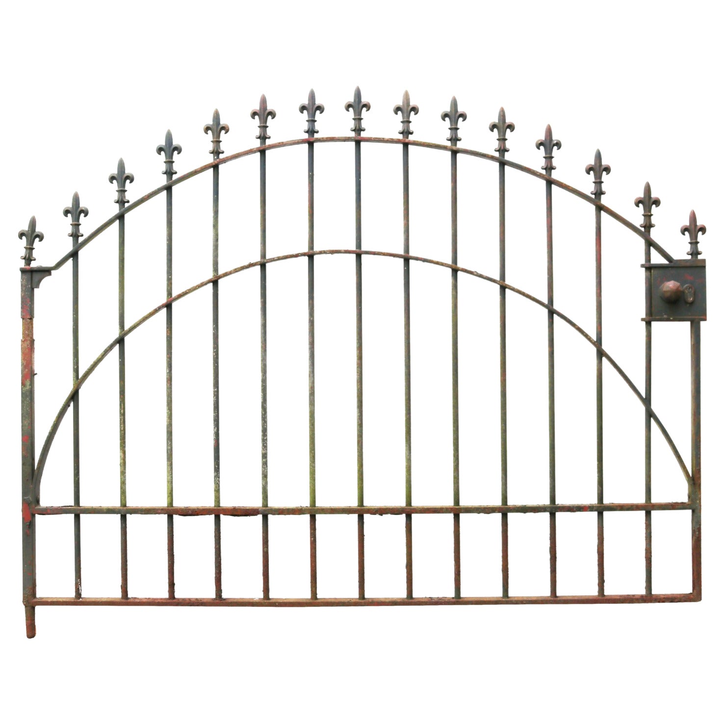 Wrought Iron Reclaimed Park Gate For Sale