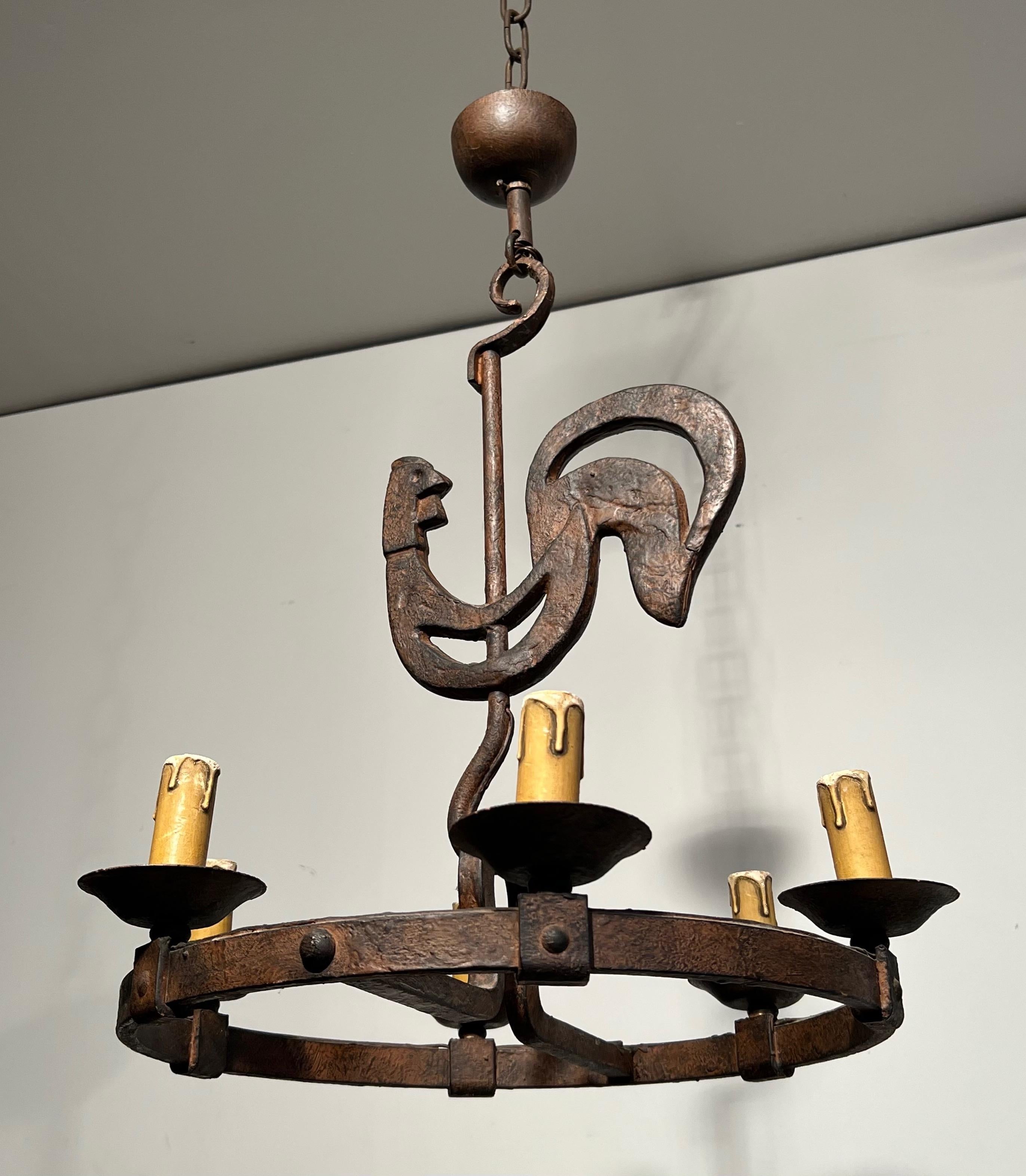 rooster chandelier kitchen