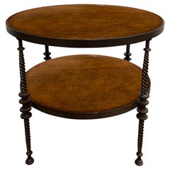 Wrought Iron Round Side Table