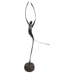 Wrought Iron Sculpture of a Dancer