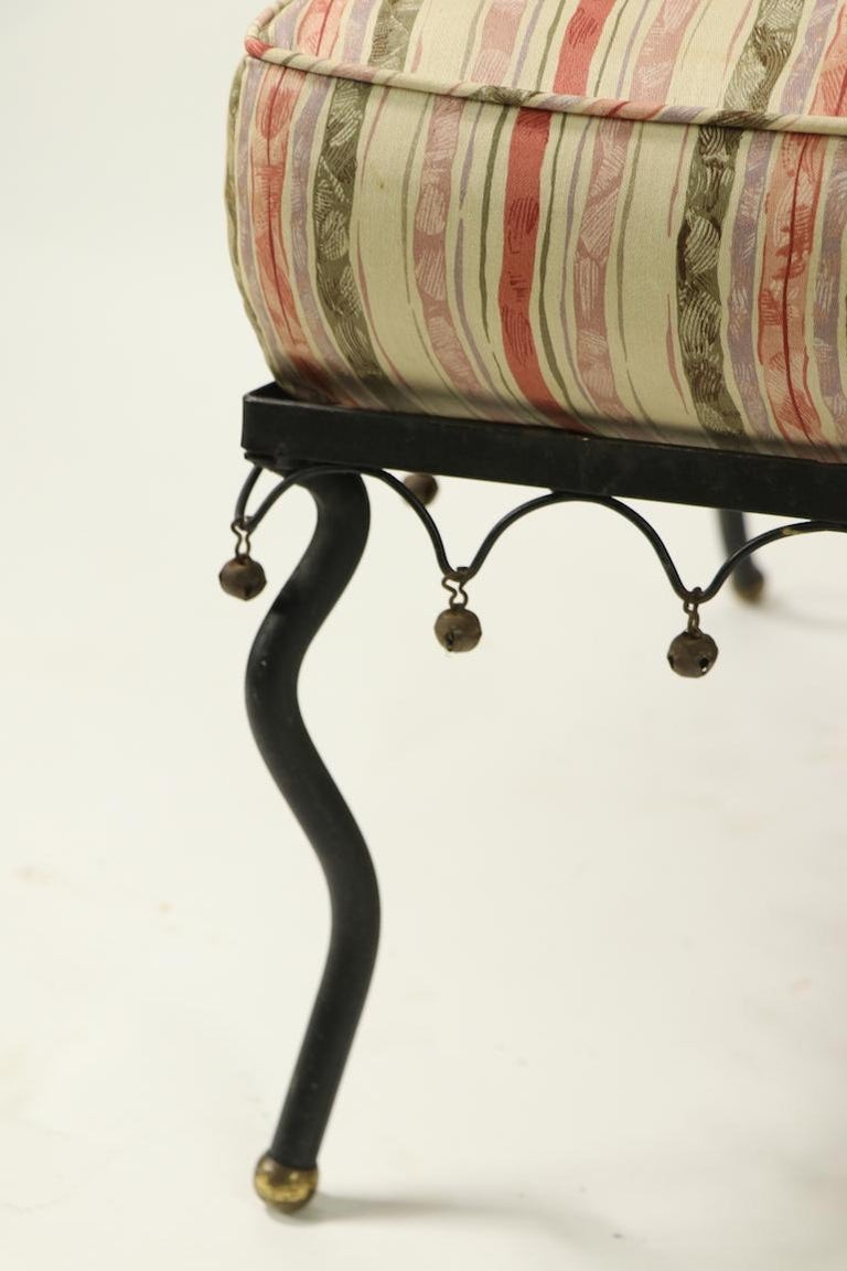Wrought Iron Settee after Salterini For Sale at 1stdibs