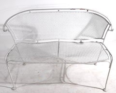 Wrought Iron Settee Att. to Salterini