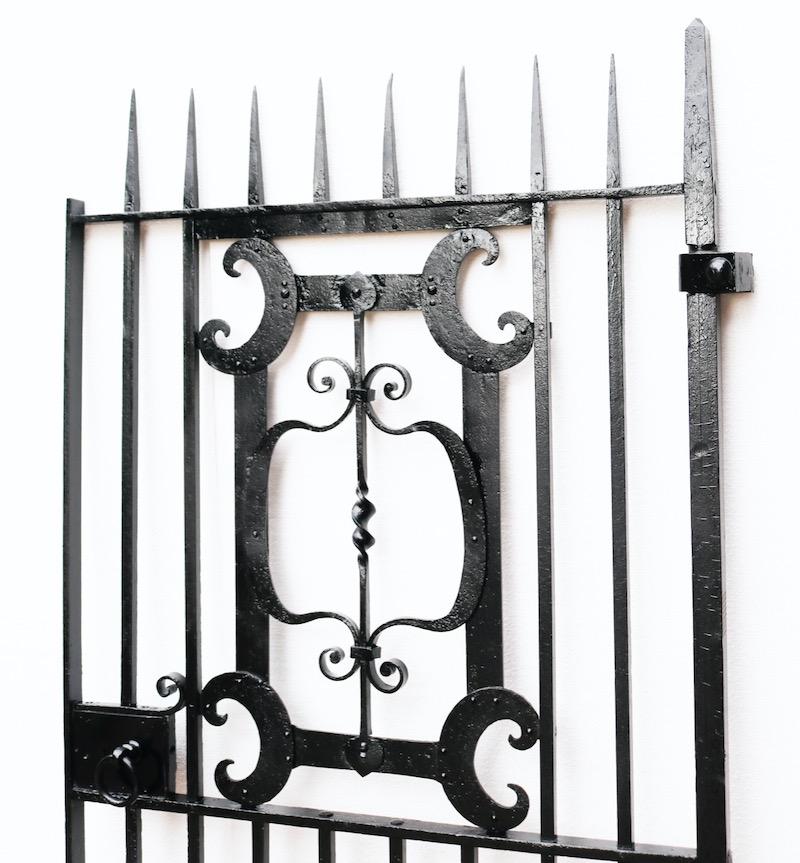 iron side gate door