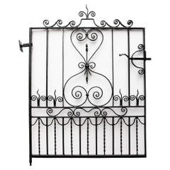 Used Wrought Iron Side Gate with Original Latch