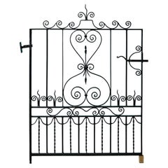 Wrought Iron Side Gate with Original Latch
