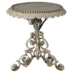 Wrought Iron Side Table