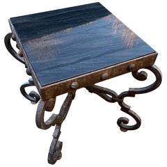 Wrought Iron Spanish Side Table