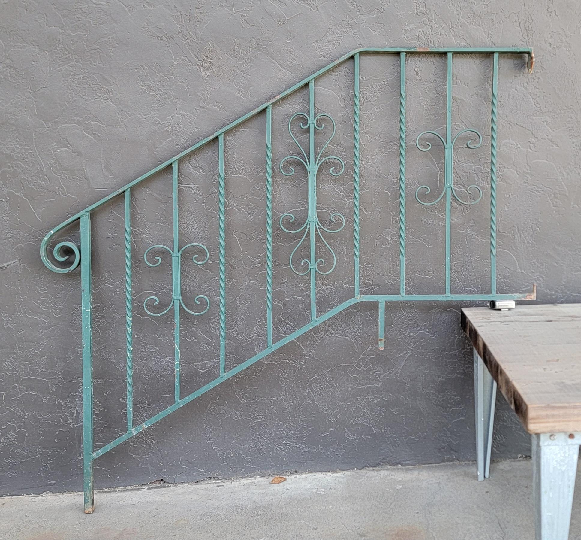 Wrought Iron Stair Rail For Sale 4