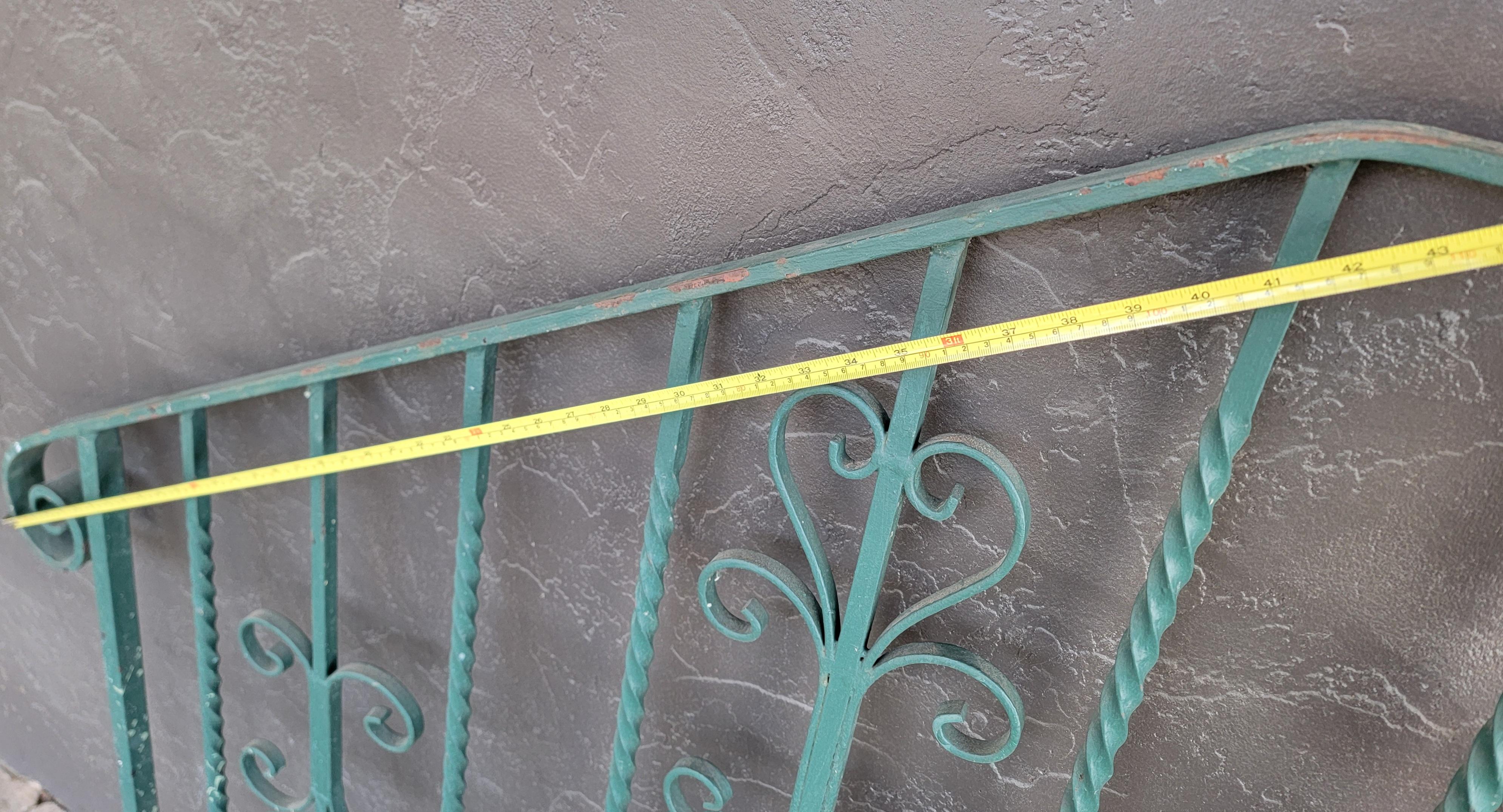 Wrought Iron Stair Rail For Sale 2