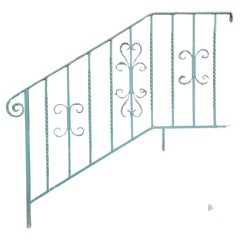 Barandilla de escalera de hierro forjado