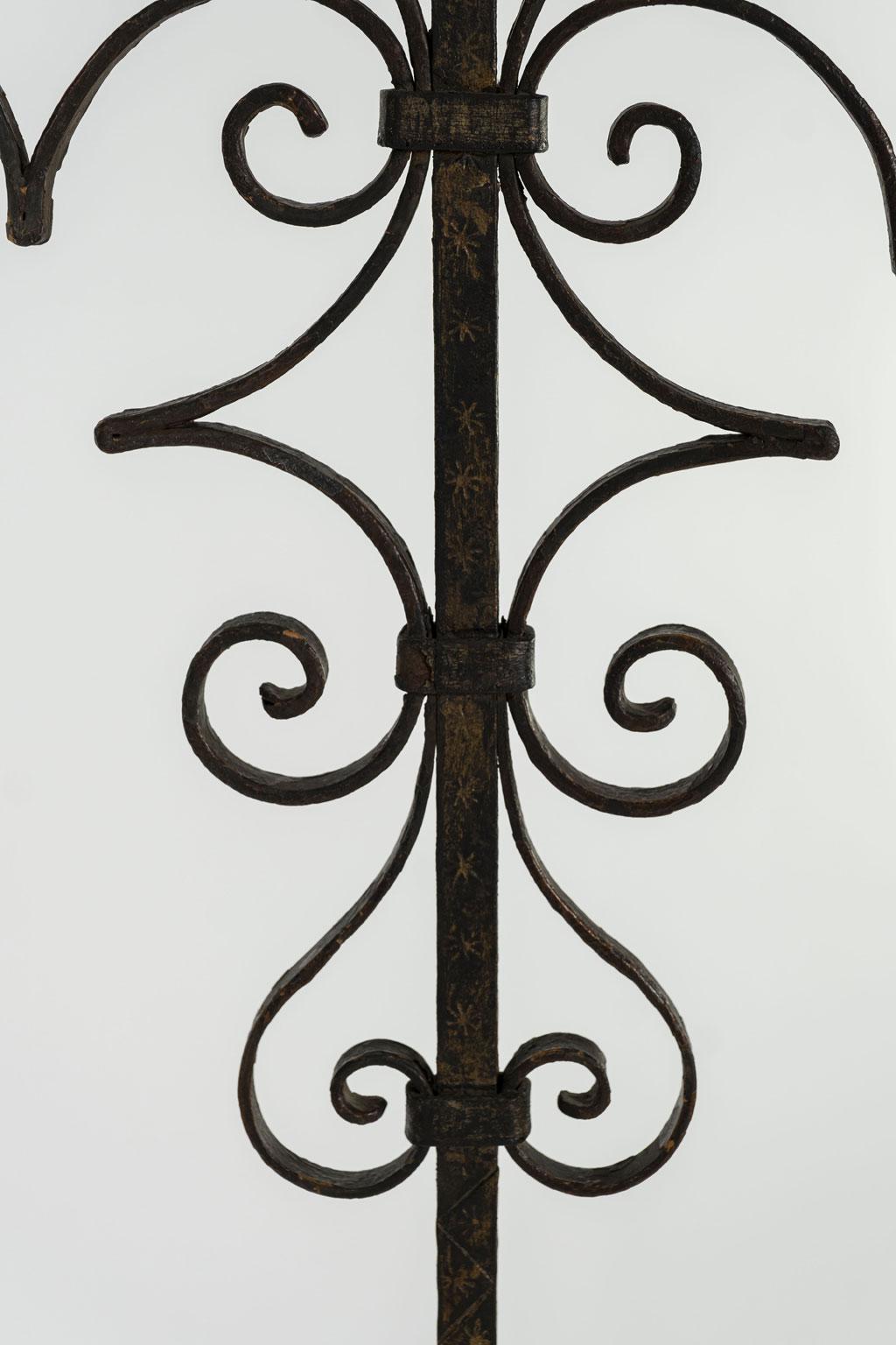 Wrought Iron Standing Candelabrum 4