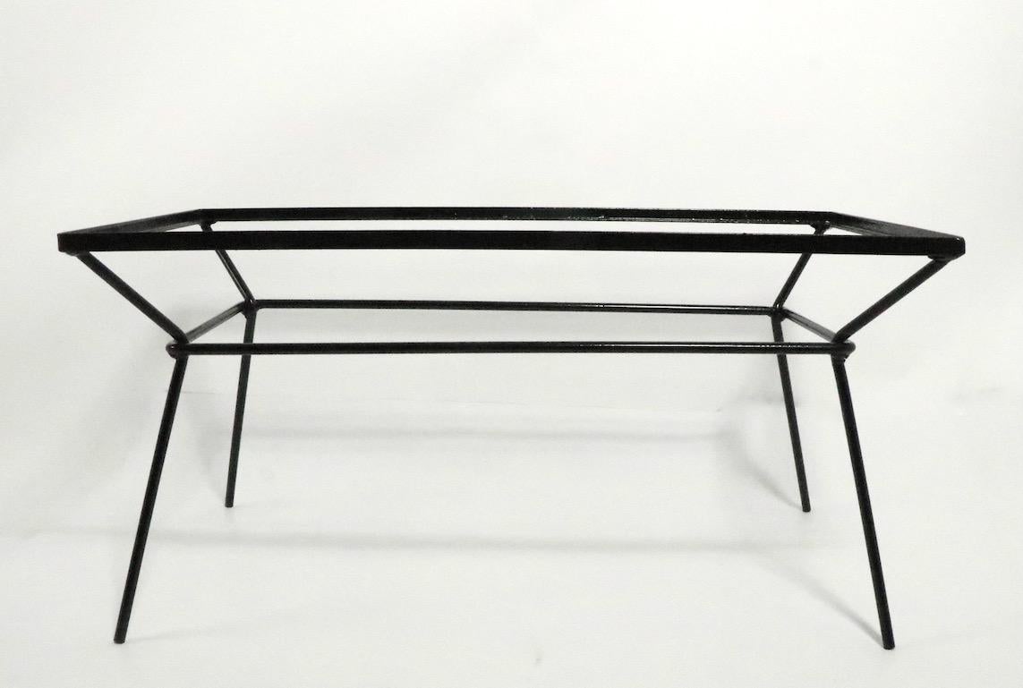 Wrought Iron Table after Nelson for Arbuck Frank and Sons In Excellent Condition In New York, NY