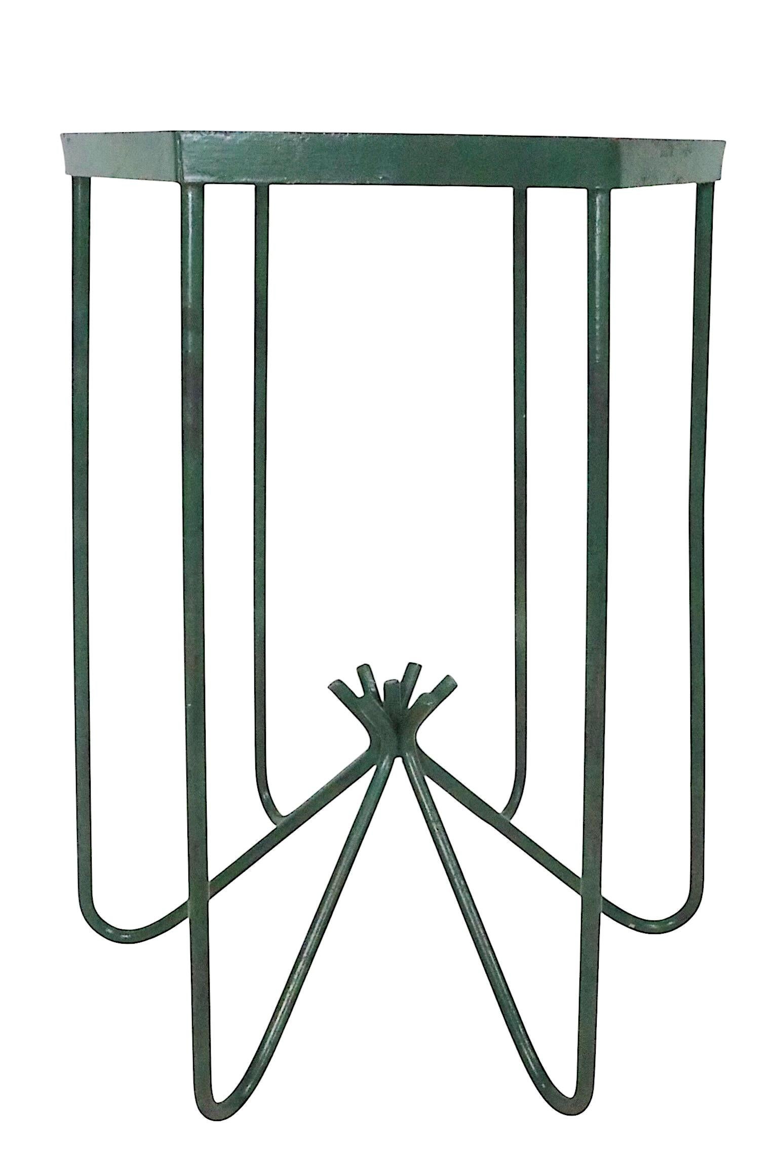 Wrought Iron Table Base after Royer In Good Condition For Sale In New York, NY