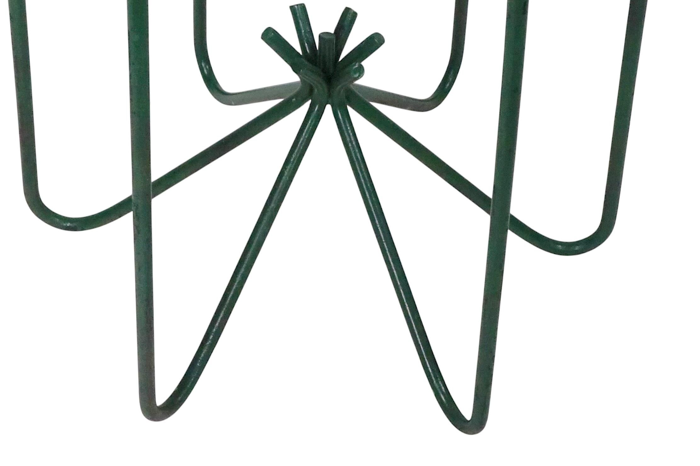 Wrought Iron Table Base after Royer For Sale 1