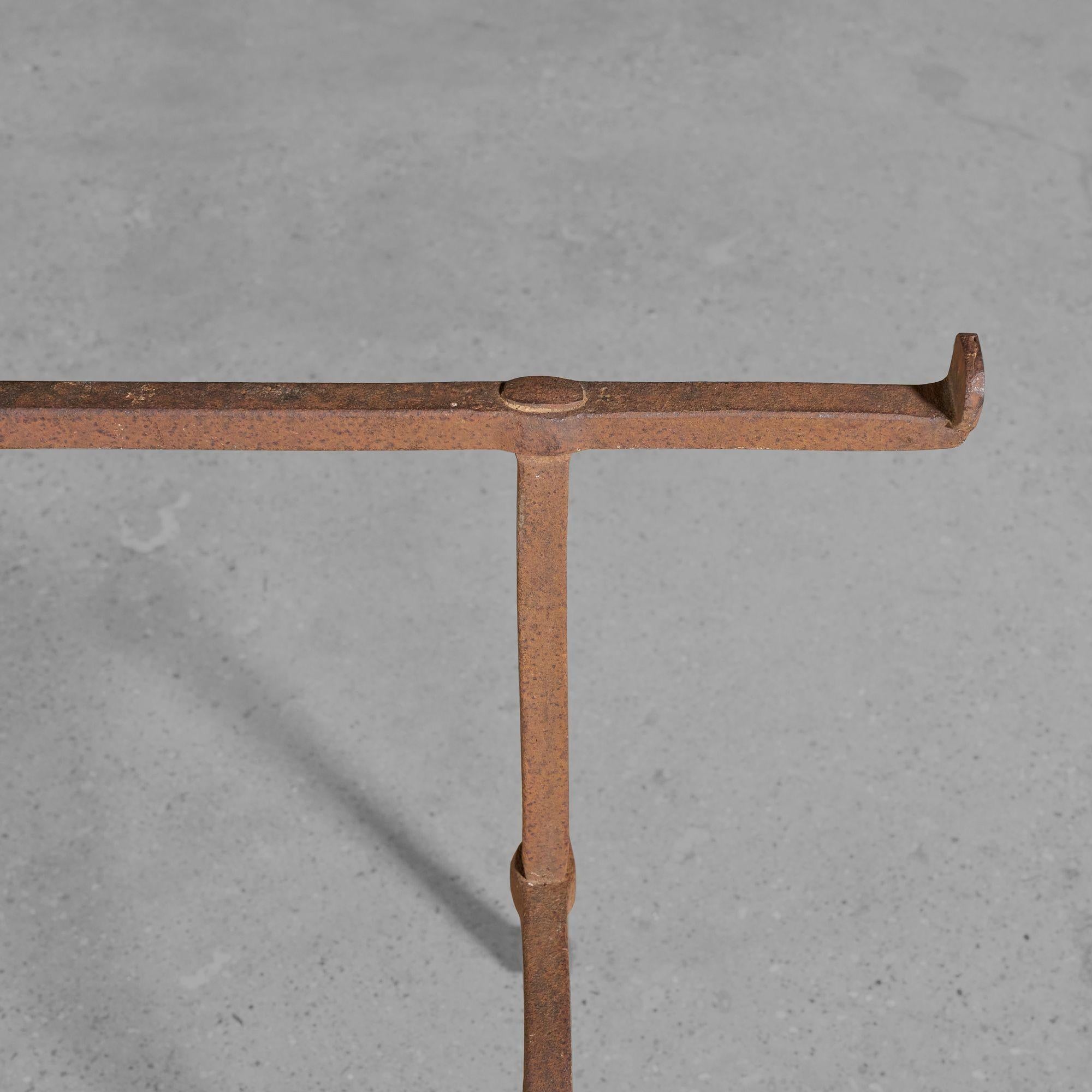 Italian Wrought Iron Table Base For Sale