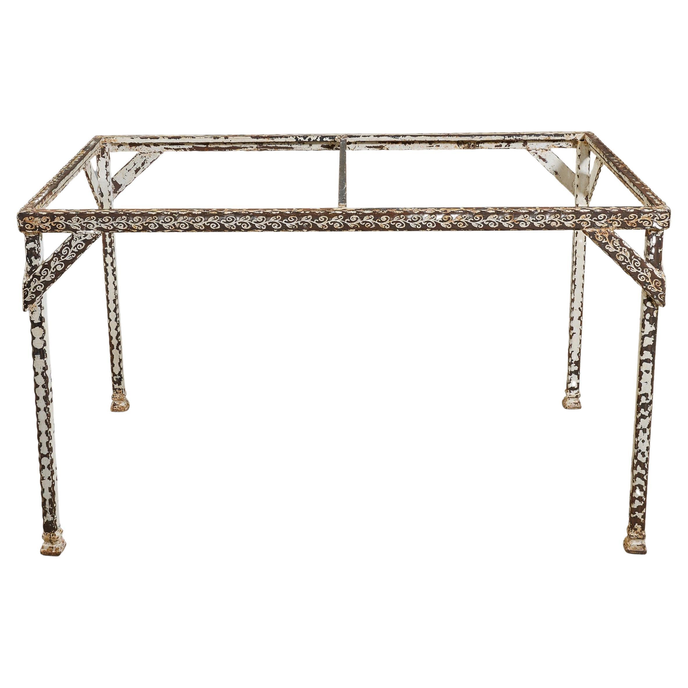 Wrought Iron Table Base For Sale