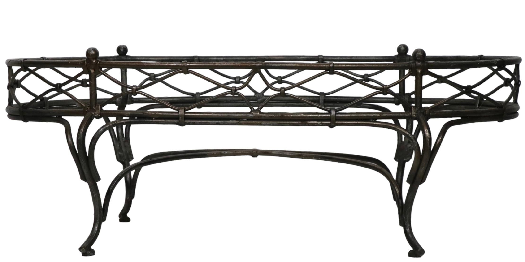 Wrought Iron Table Base Suitable for Indoor or Outdoor Use 9