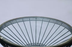 Wrought Iron Side Table by Mathieu Matégot, Mid-Century, France