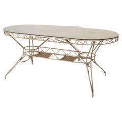 Wrought Iron Table from the 1950s Casa E Giardino Gio Ponti Style