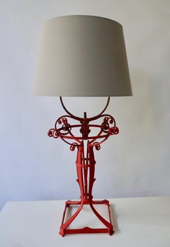 Schmiedeeisen Tischlampe