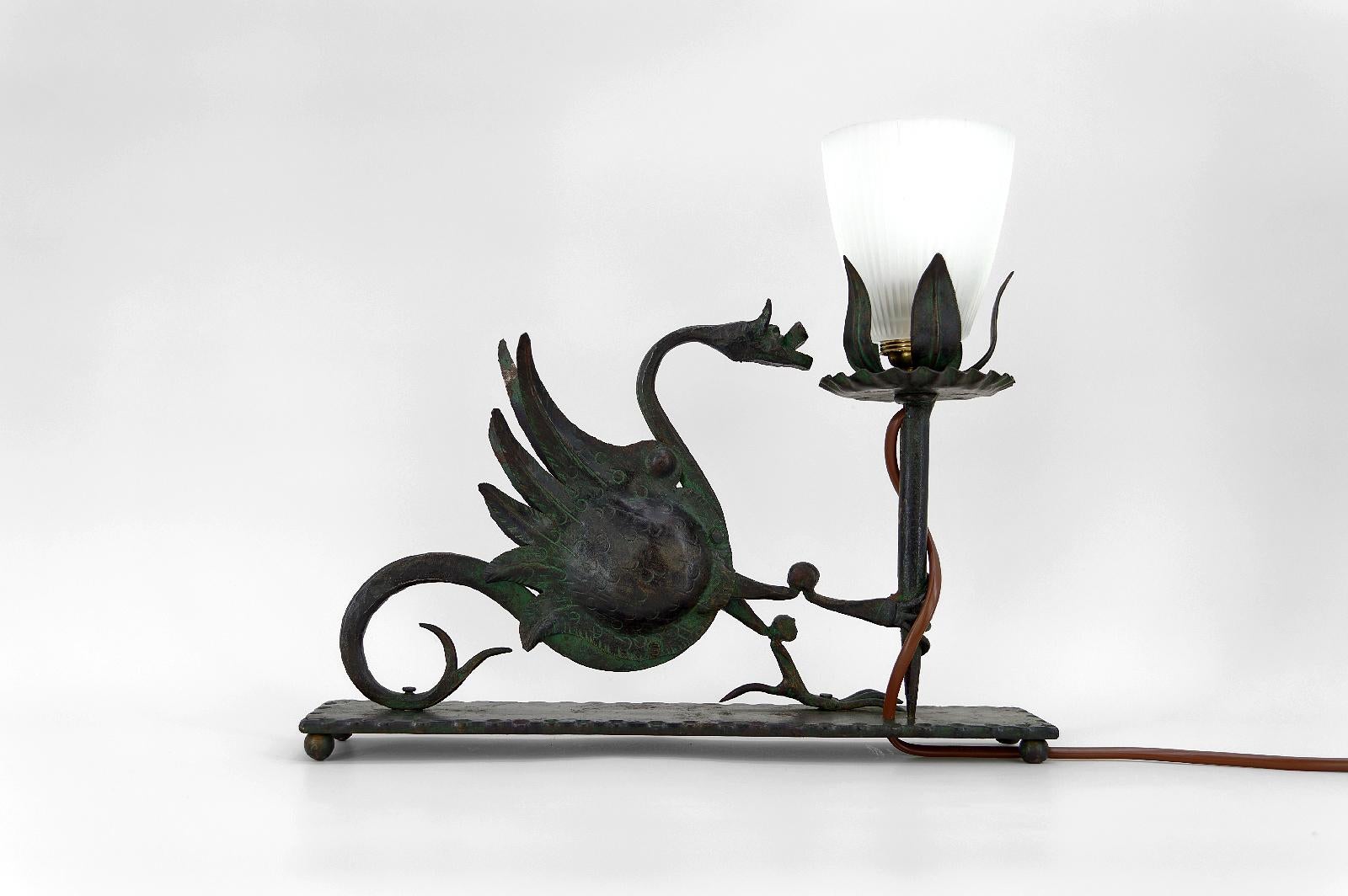dragon table lamp