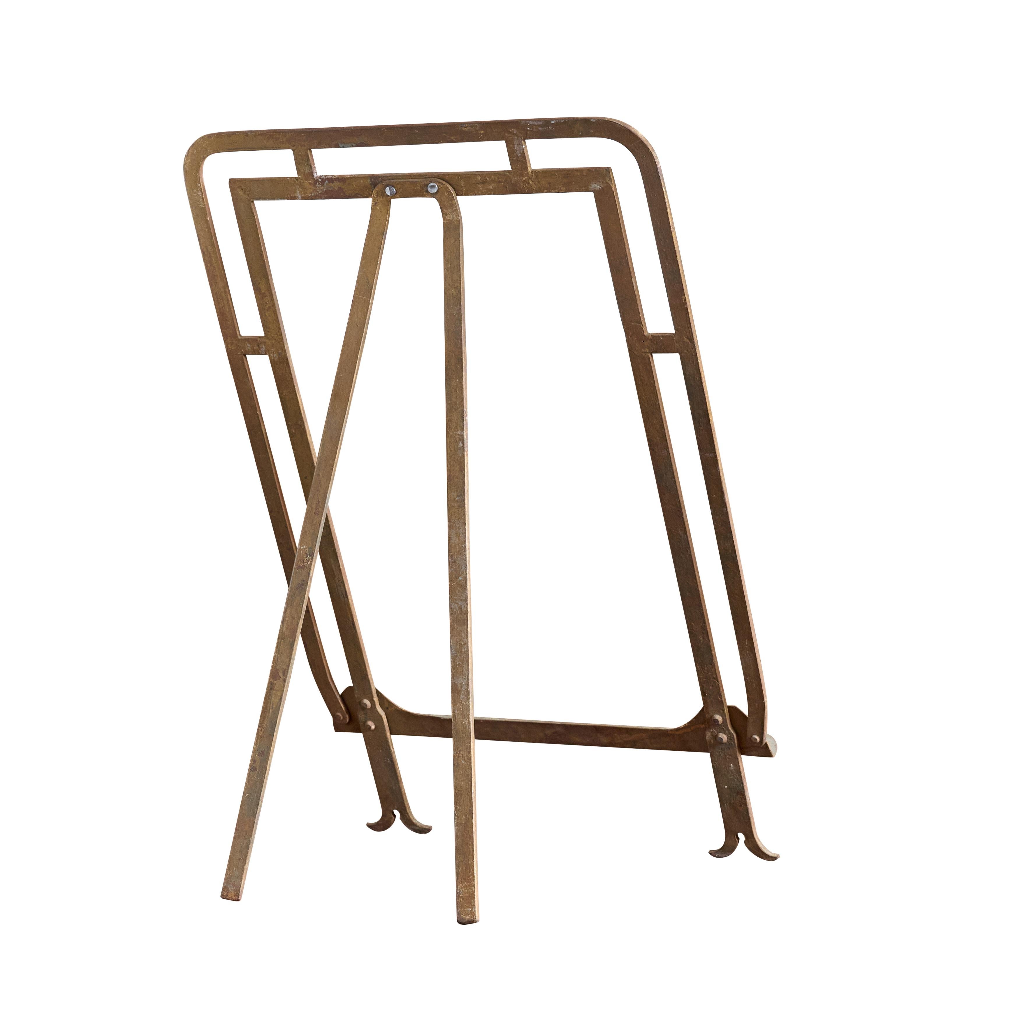 Italian Wrought Iron Table Top Easel