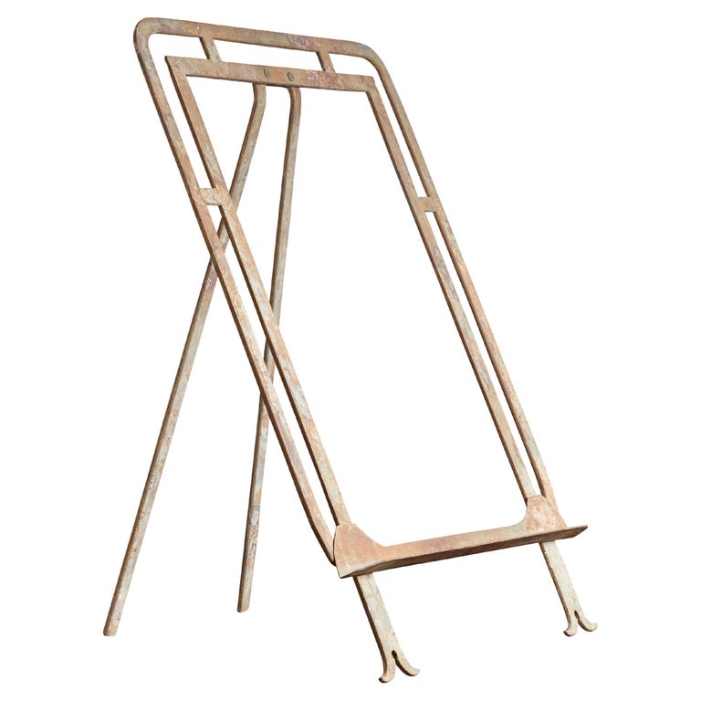 Wrought Iron Table Top Easel For Sale at 1stDibs