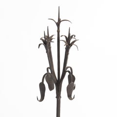 Wrought Iron Tall Candelabra, 15th Century