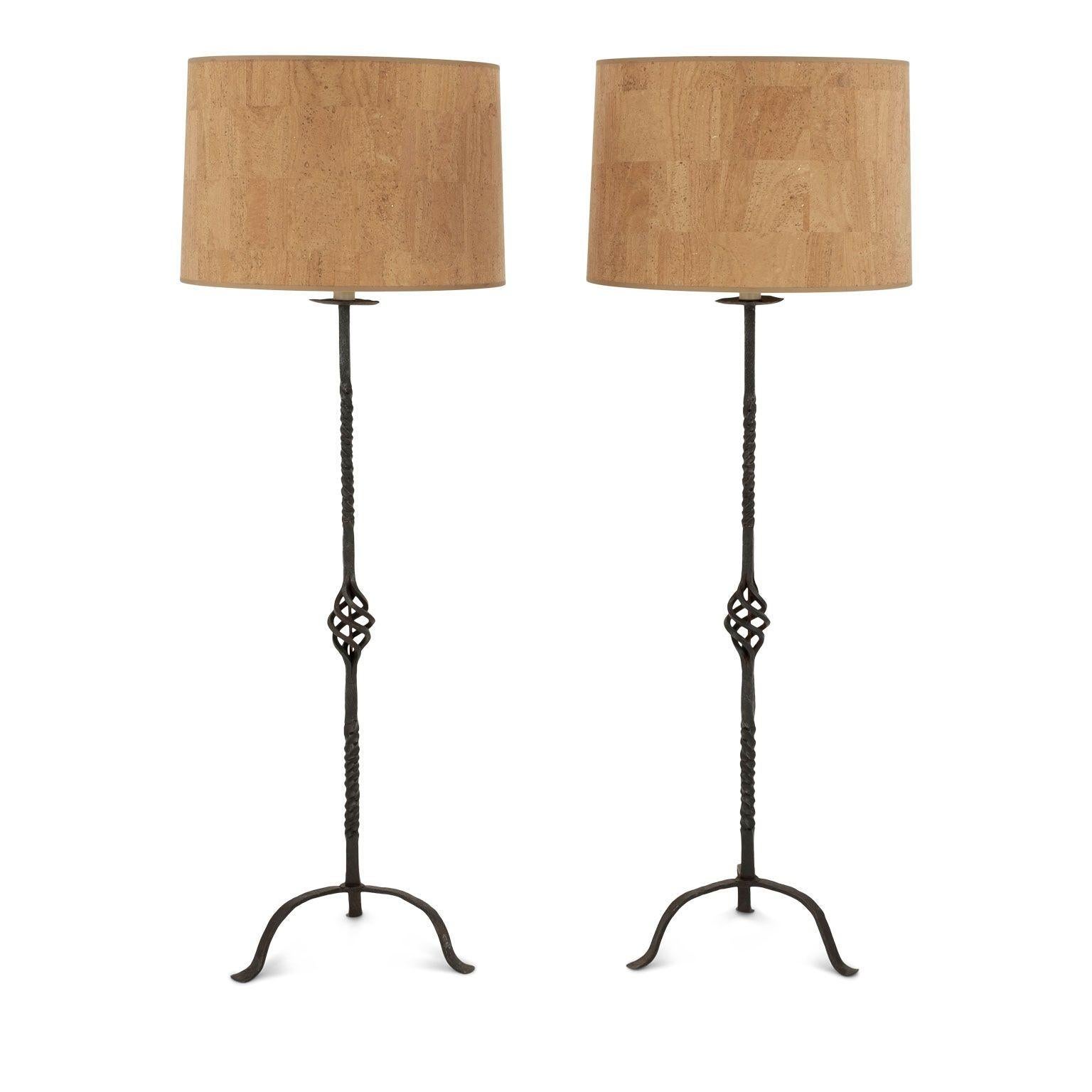 Wrought Iron Tall Lamps 2