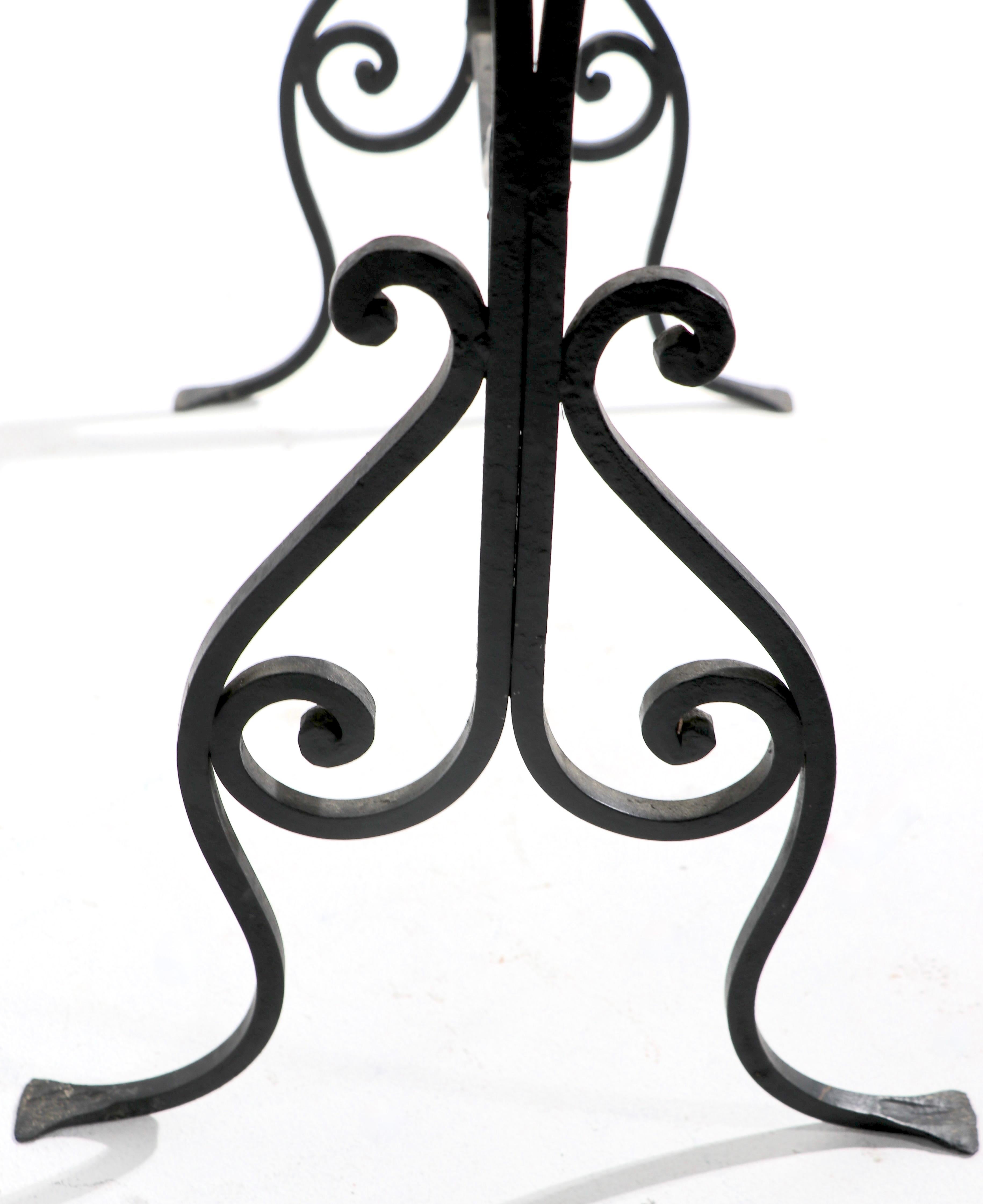 Wrought Iron Tile Top Table 3