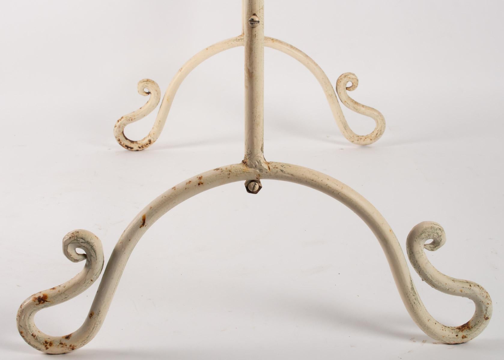 Painted Wrought Iron Towel Bar from the Beginning of the 20th Century Style, 1900-1920