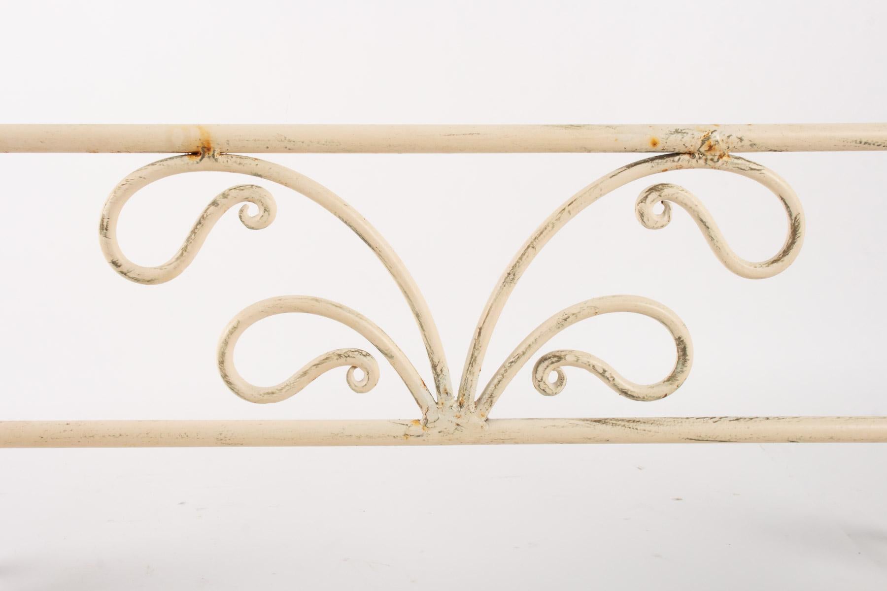 Metal Wrought Iron Towel Bar from the Beginning of the 20th Century Style, 1900-1920