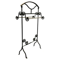 Schmiedeeiserner Handtuchhalter oder Wäscheständer  The Towel Rail oder Clothes Airer hat pr