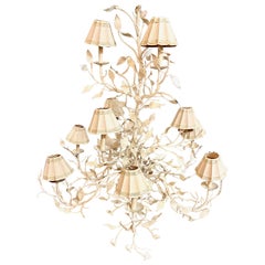 Wrought Iron Tree Branch Chandelier