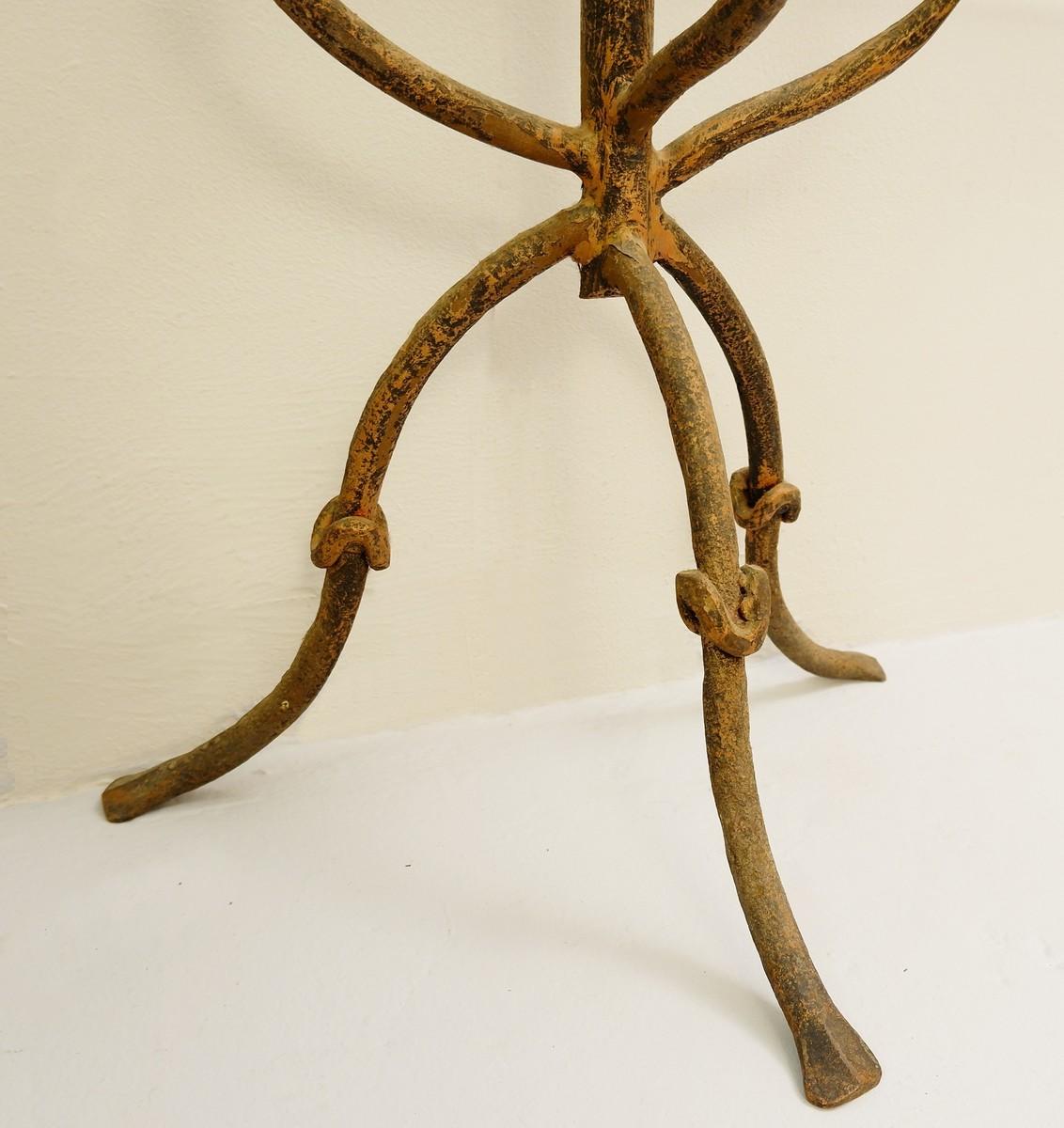 Mid-Century Modern Wrought Iron Tree Shelf