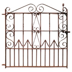 Used Wrought Iron Victorian Garden Gate