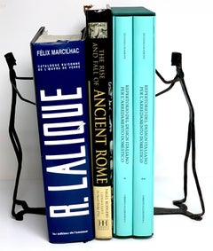 Serre-livres en fer forgé Walking Man et Shadow