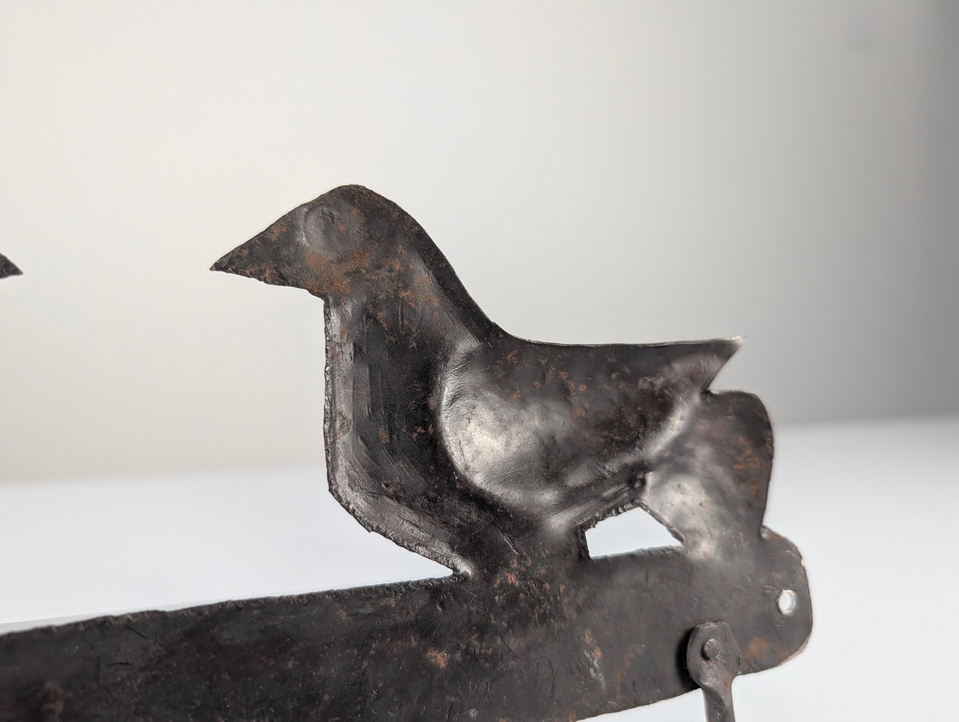 Wrought Iron Wall Coat Rack by Atelier Marolles, France, 1950s In Good Condition In Benalmadena, ES